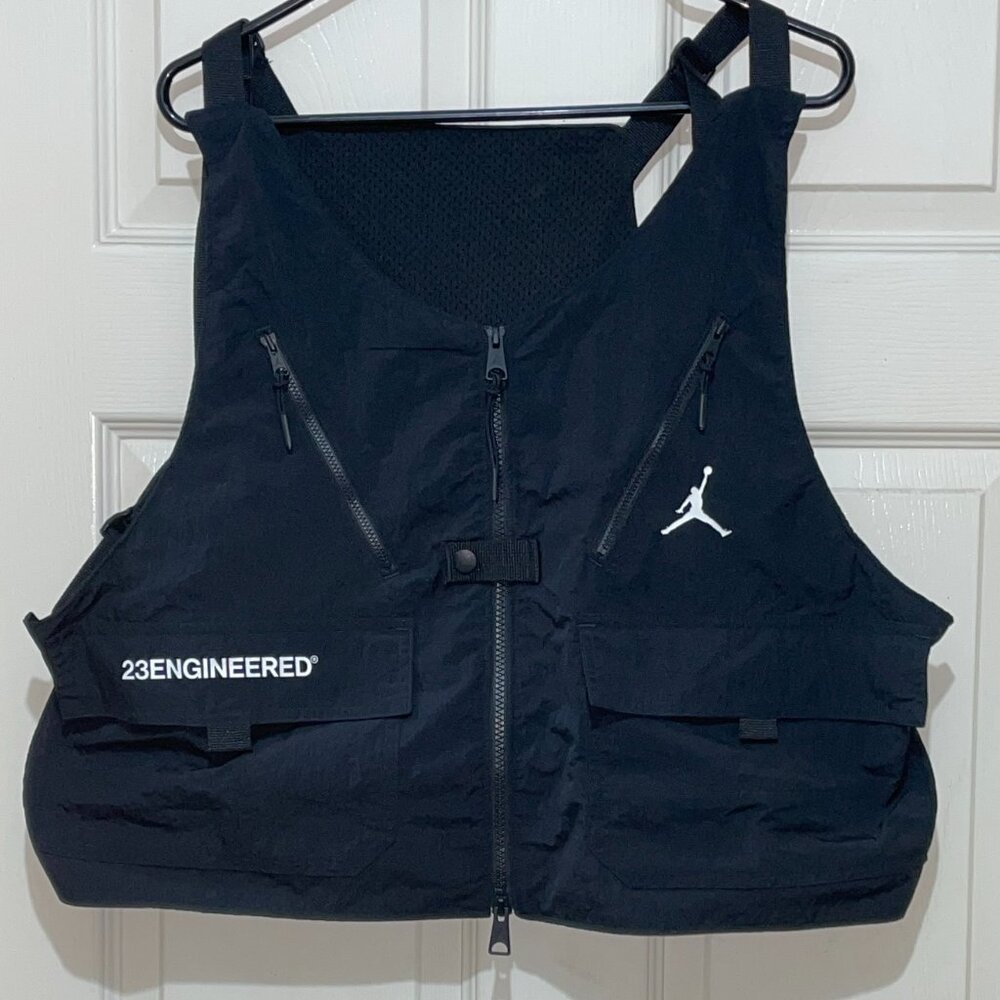 Nike Jordan 23 Engineered Adjustable Vest Black Lightweight One Size